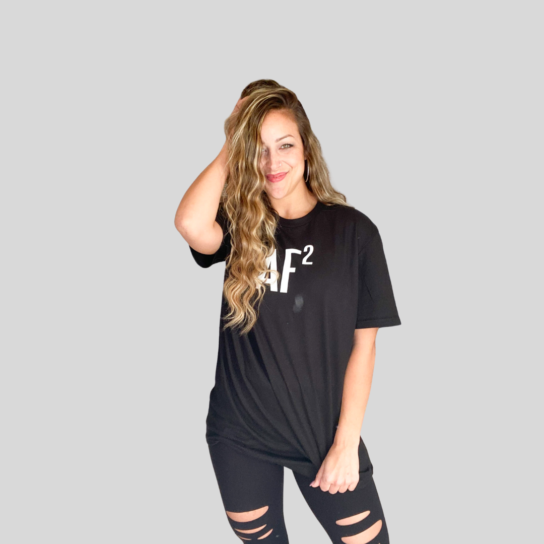 AF Squared Short Sleeve Crew Neck - Black