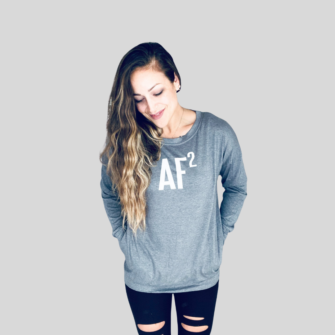 AF Squared Long Sleeve Tunic - Grey