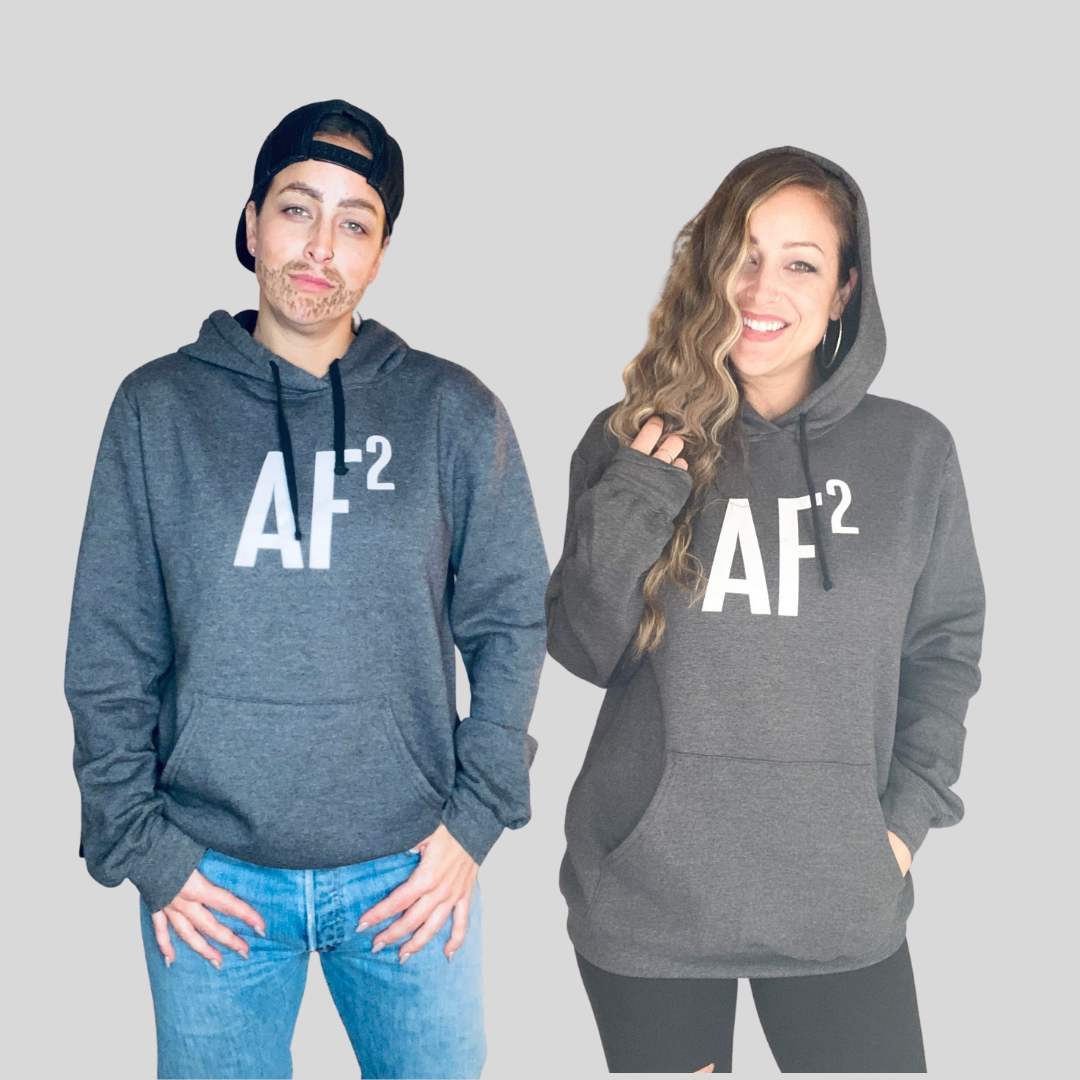 AF Squared Hoodie Sweatshirt - Charcoal