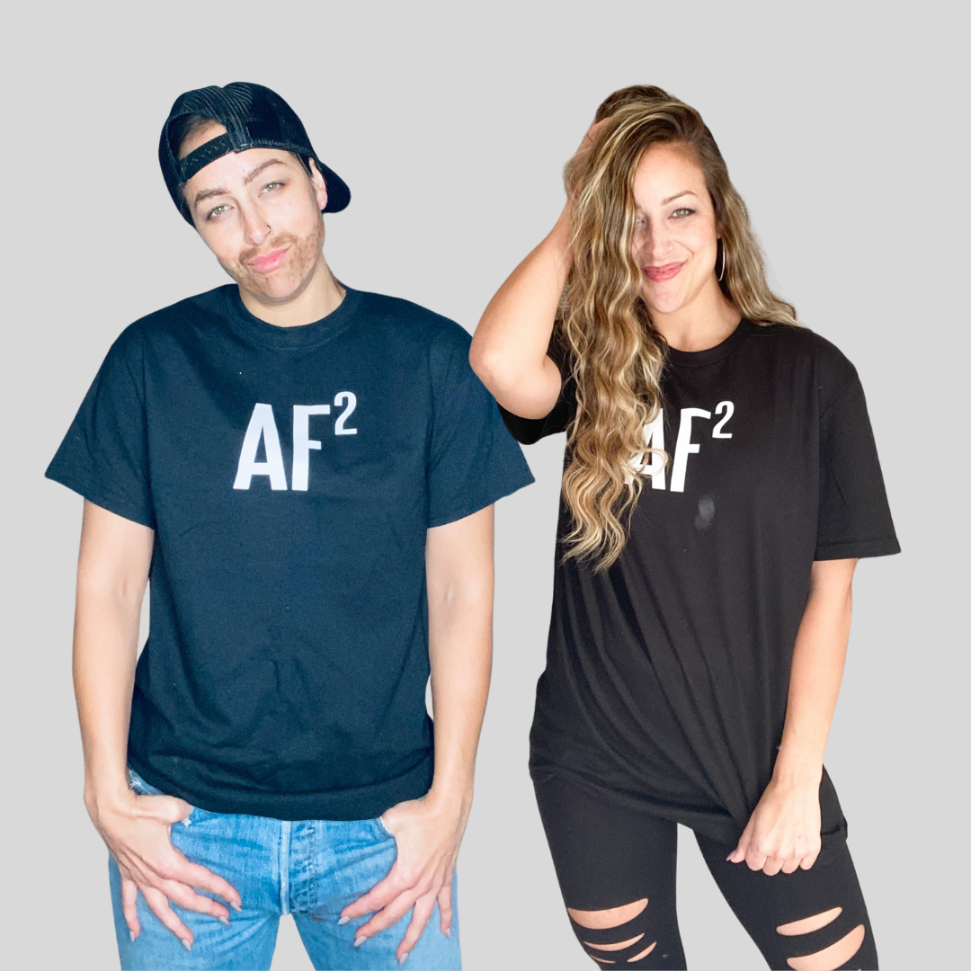 AF Squared Short Sleeve Crew Neck - Black