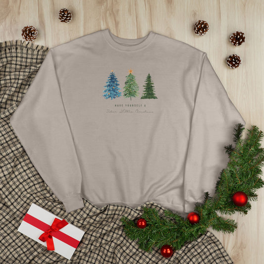 *Holiday Crewneck Sweatshirt - Have Yourself a Sober Little Christmas