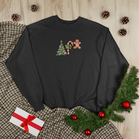 *Holiday Crewneck Sweatshirt - AF Squared (Gingerbread)