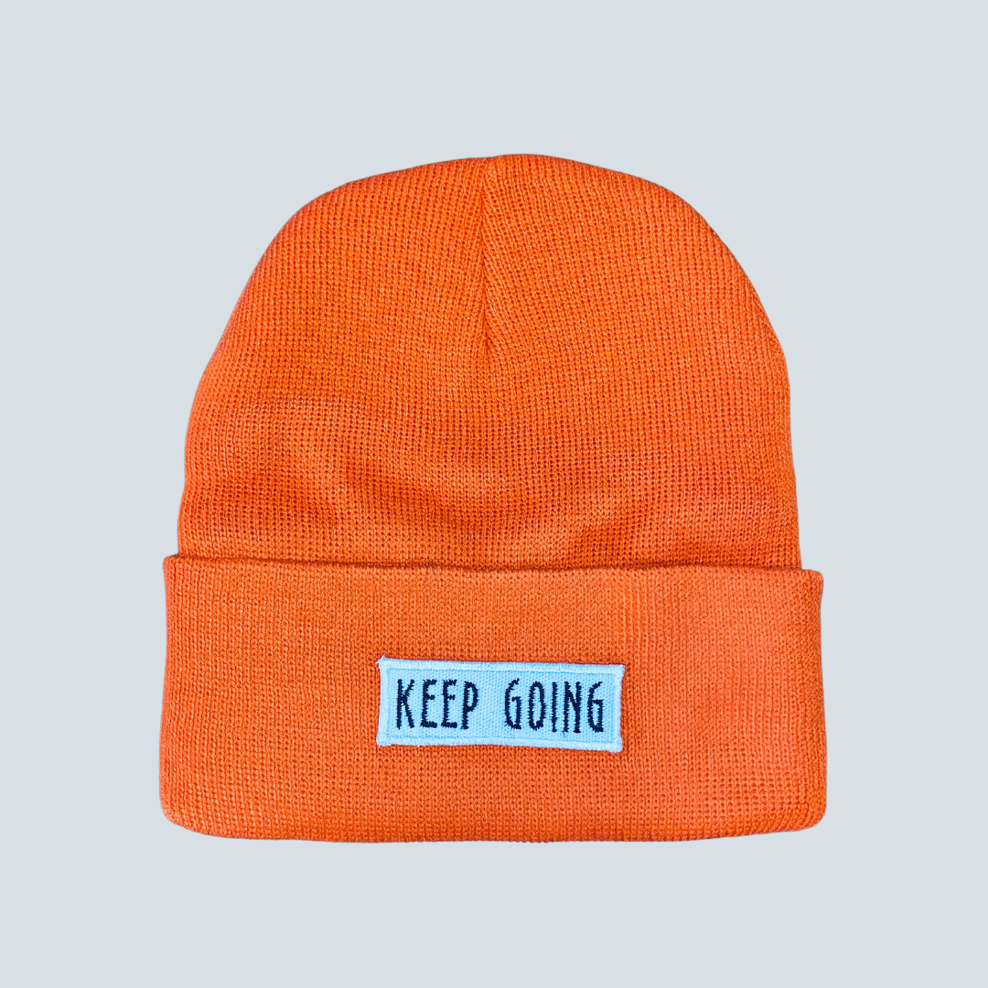 AF Squared Beanie - KEEP GOING Embroidered