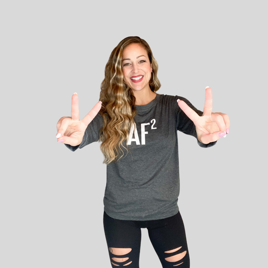 AF Squared Long Sleeve Tunic - Charcoal