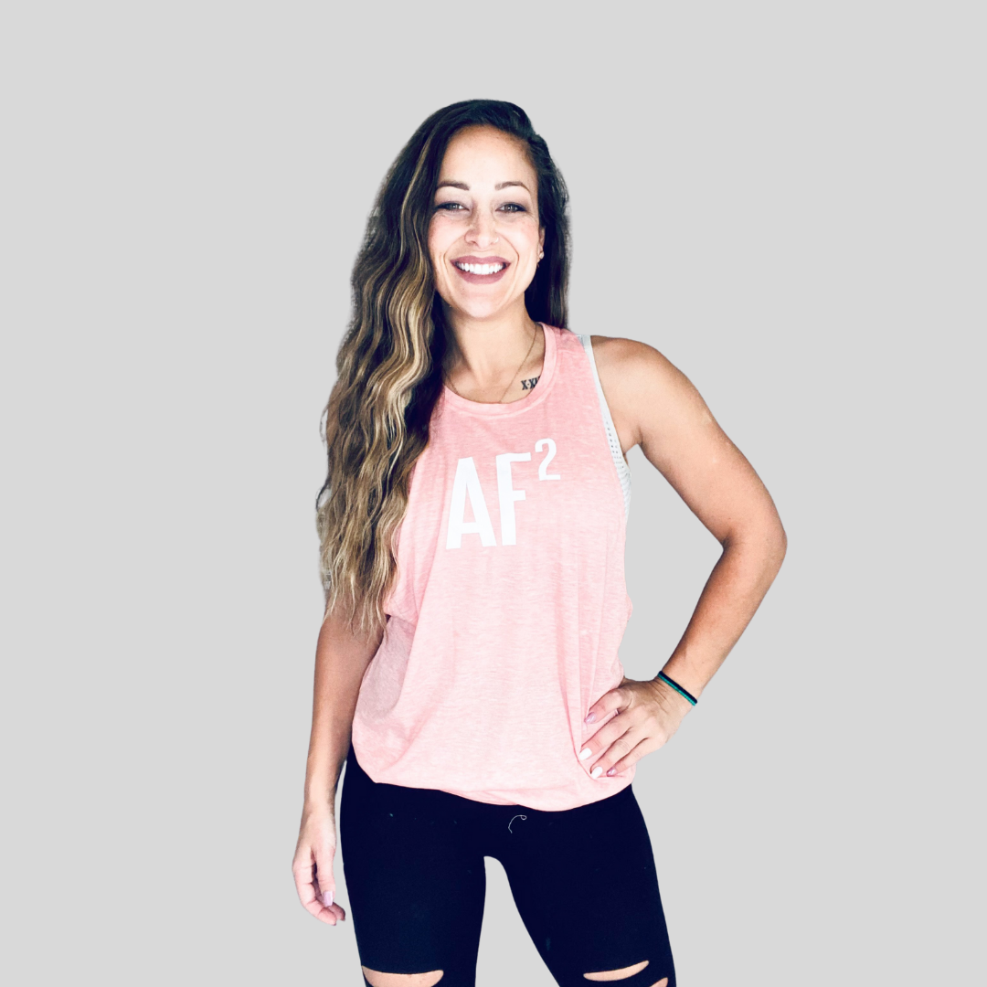 AF Squared Women's Fit Tank - Light Pink