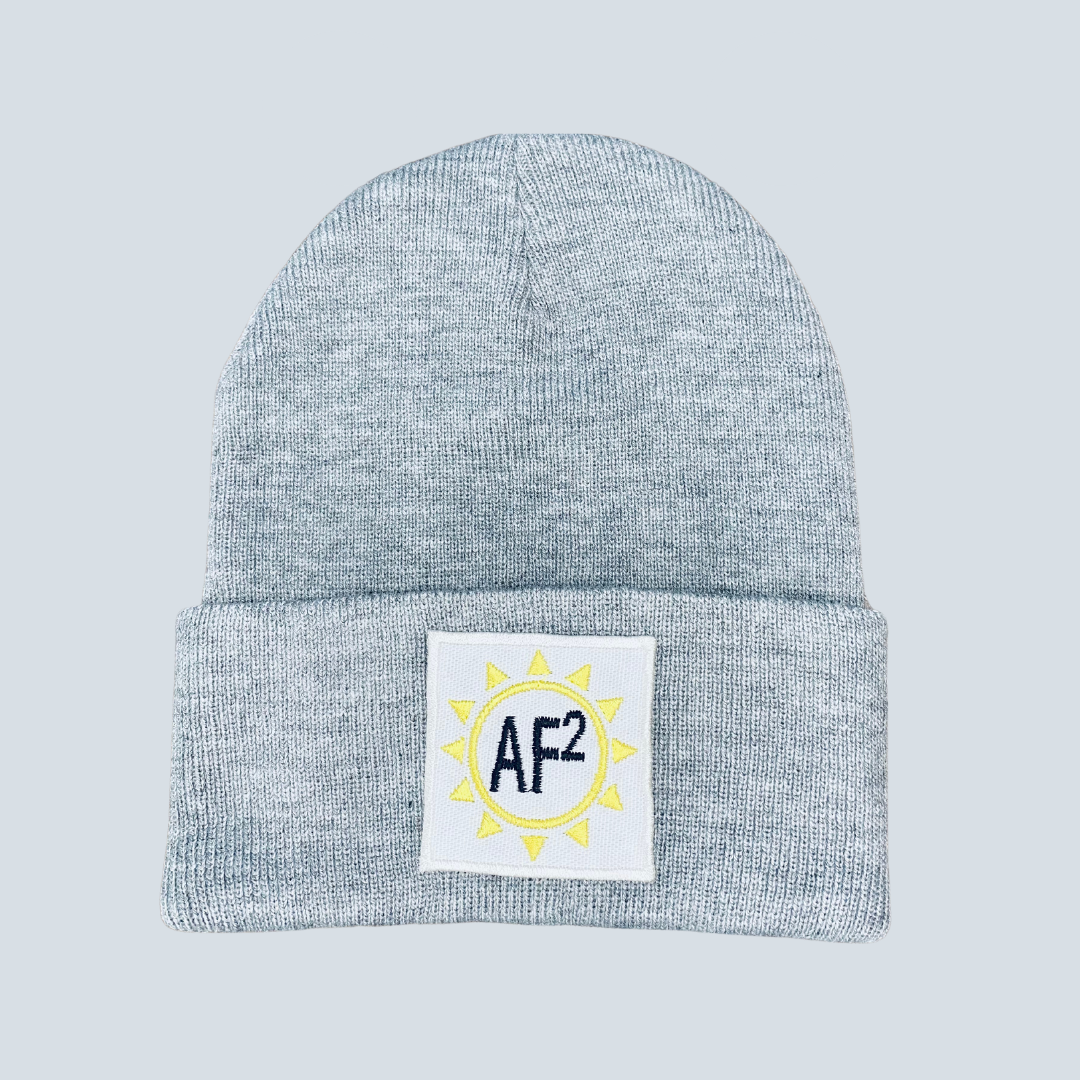 1 Year Around the Sun Alcohol Free AF Embroidered - Beanie