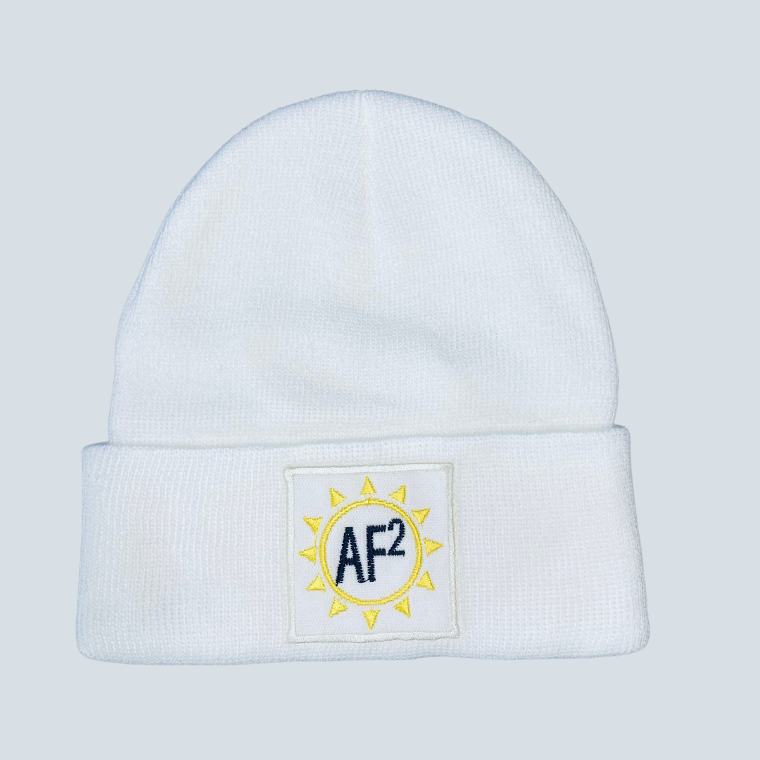 1 Year Around the Sun Alcohol Free AF Embroidered - Beanie