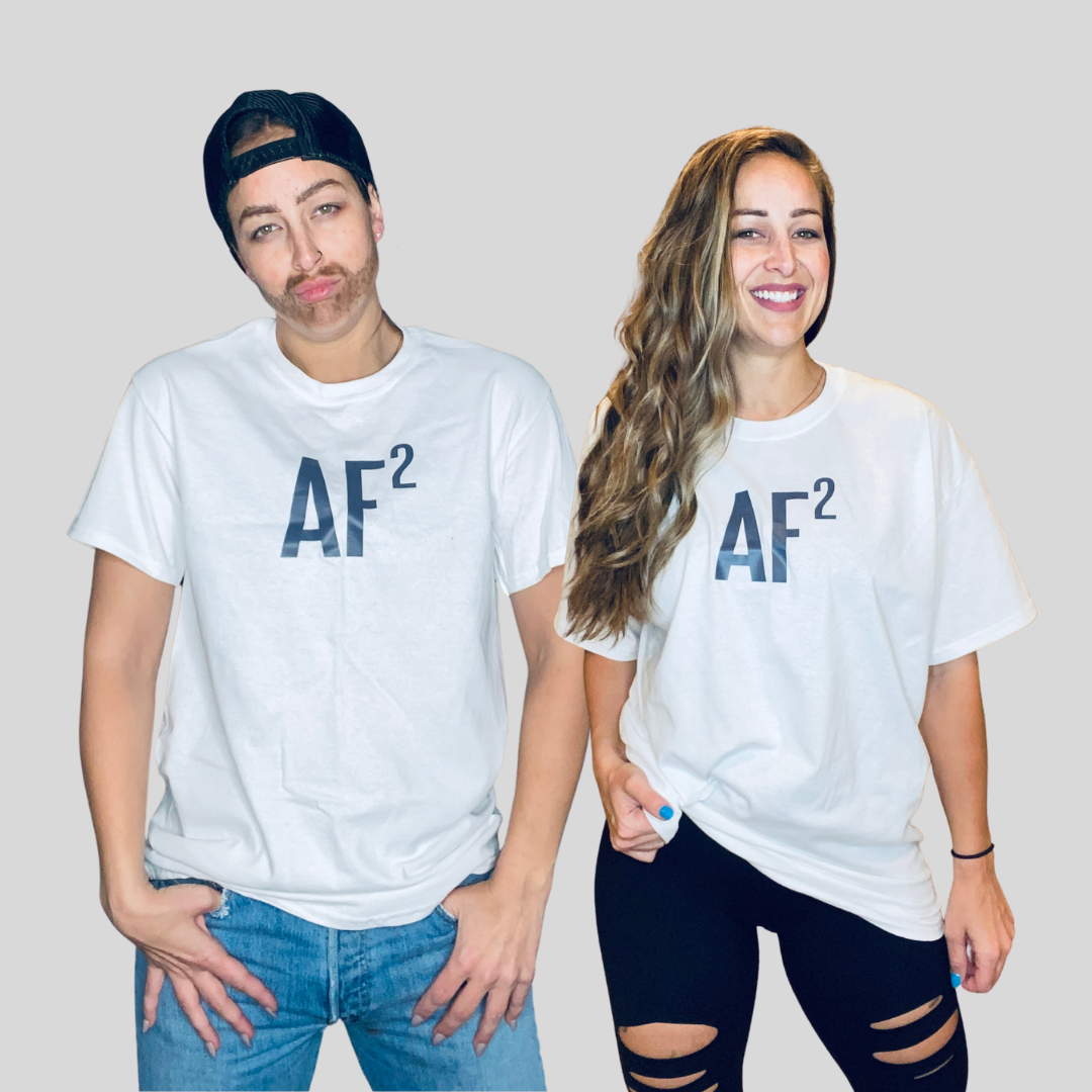 AF Squared Short Sleeve Crew Neck - White